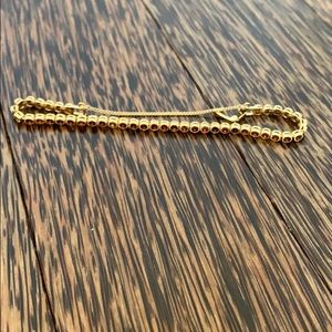 Faux gold and ruby bracelet!